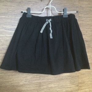 Girls black skort